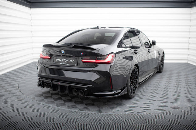 Bakre sidosplitters V.6 CSL-look (för diffuser V.1) för BMW M3 G80/G81
