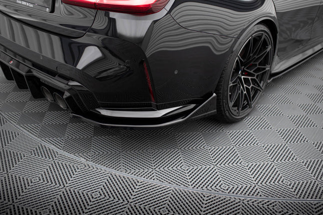 Bakre sidosplitters V.6 CSL-look (för diffuser V.1) för BMW M3 G80/G81