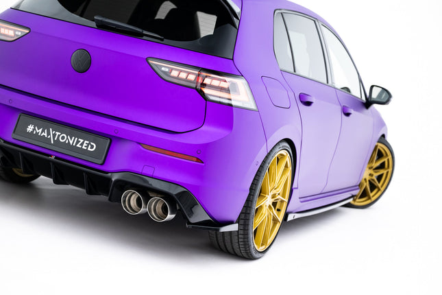 Bakre sidosplitters V.6 för VW Golf R Hatchback MK8 Facelift