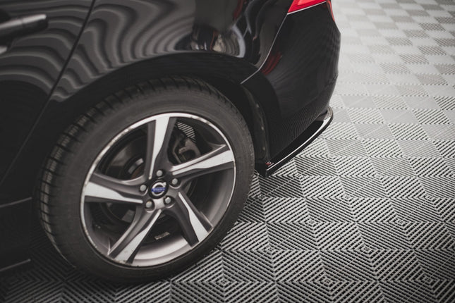 Bakre sidosplitters för Volvo S60 R-Design MK2 Facelift
