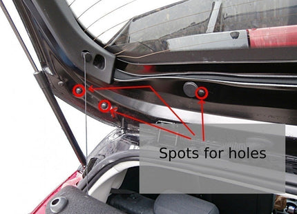 Takspoiler RS-look för Ford Fiesta MK7/MK7 Facelift