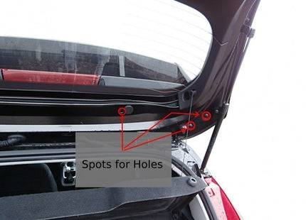 Takspoiler RS-look för Ford Fiesta MK7/MK7 Facelift