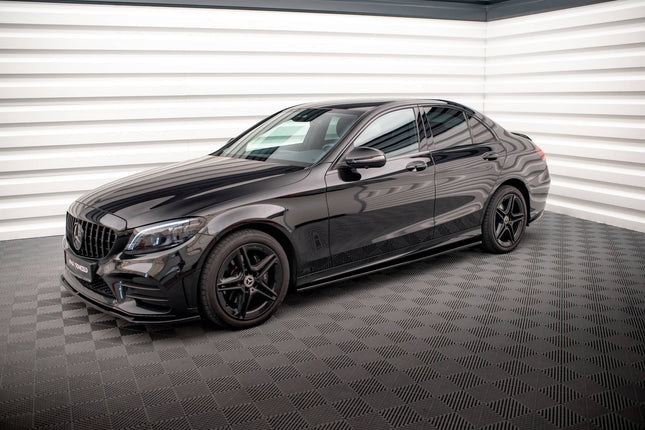 Splitterset för Mercedes C-Klass AMG-Line W205 Facelift/S205 Facelift
