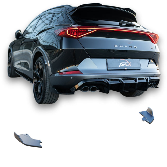 Blanksvarta Bakre sidosplitters Cupra Formentor 2020+