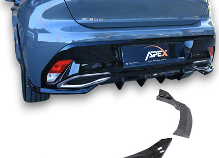 Blanksvarta Bakre sidosplitters Peugeot 308 GT Mk3 2021+