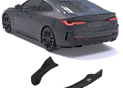 Blanksvarta Bakre sidosplitters BMW 4-Serie G22/G23 2020-2024 (M-Paket)