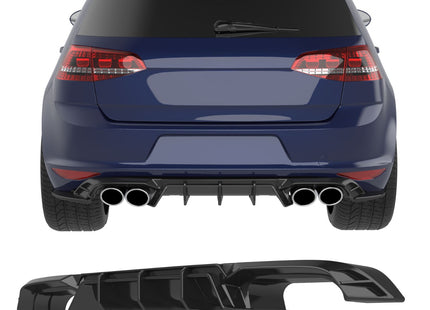 Blanksvart Diffuser Volkswagen Golf Mk7 2013-2016 (R)