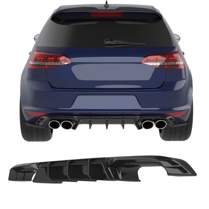 Blanksvart Diffuser Volkswagen Golf Mk7 2013-2016 (R)