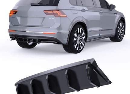 Blanksvart Diffuser Volkswagen Tiguan Mk2 2015-2020 (R-Line)