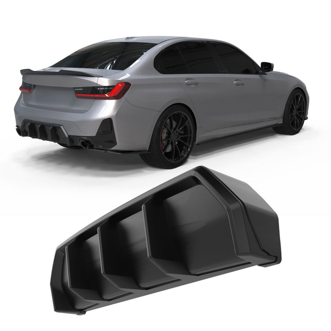 Blanksvart Diffuser BMW 3-Serie G20/G21 Facelift 2022+ (M-Paket)