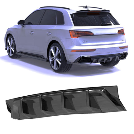 Blanksvart Diffuser Audi Q5 Mk2 Facelift 2020-2024 (S-Line / SQ5)