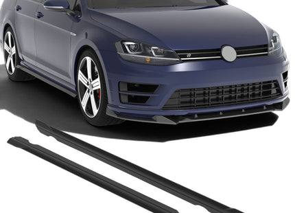 Sidokjolar i blanksvart för VW Golf MK7 R