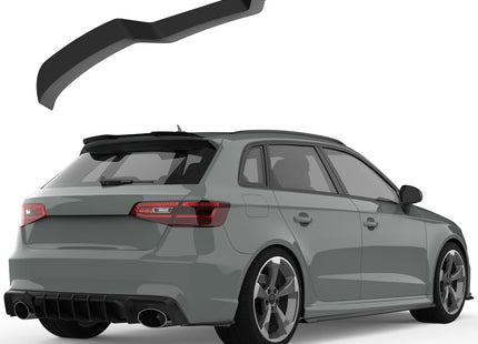 Blanksvart Takspoiler Audi RS3 8V Sportback 2015-2019