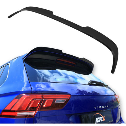 Blanksvart Takspoiler Volkswagen Tiguan Mk2 Facelift 2020-2024 (R-Line)