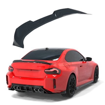 Blanksvart Bakspoiler BMW M2 G87 2023+