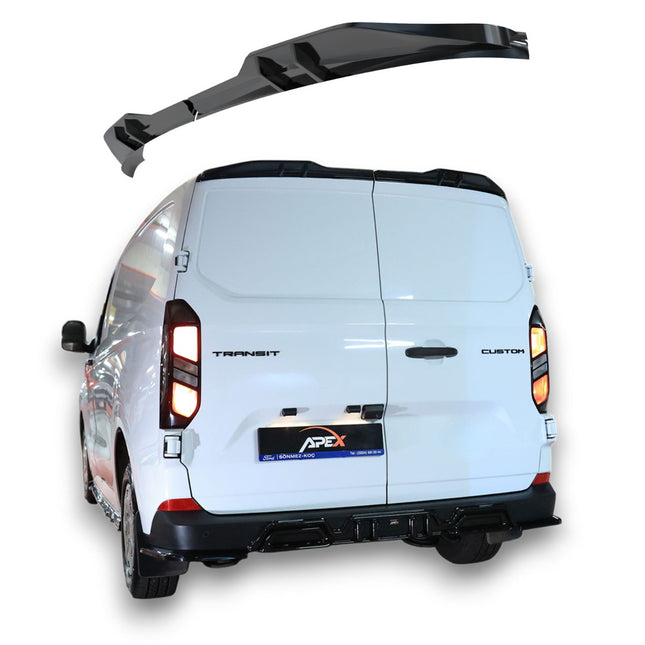 Blanksvart Takspoiler Ford Transit Custom Mk2 2023+