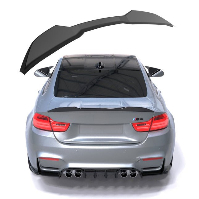 Blanksvart Bakspoiler BMW M4 F82 2014-2021