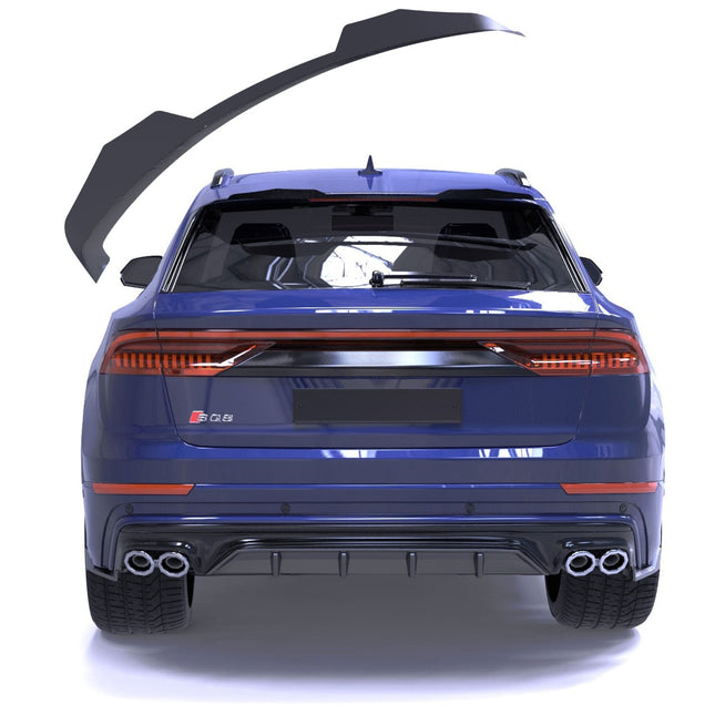 Blanksvart Takspoiler Audi SQ8 2019-2023
