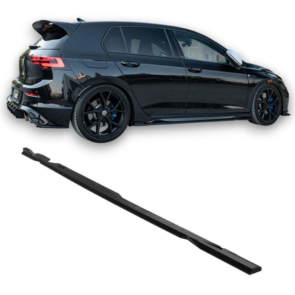 Blanksvarta Sidokjolar Volkswagen Golf Mk8 2020-2024 (R)