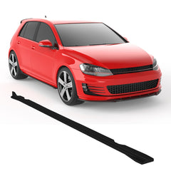 Blanksvarta Sidokjolar Volkswagen Golf Mk7 2013-2016 (GTI)