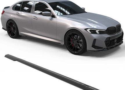 Blanksvarta Sidokjolar BMW 3-Serie G20/G21 Facelift 2022+ (M-Paket)