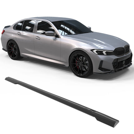 Blanksvarta Sidokjolar BMW 3-Serie G20/G21 Facelift 2022+ (M-Paket)