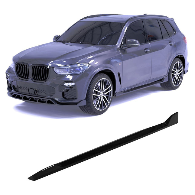 Blanksvarta Sidokjolar BMW X5 G05 2018-2023 (M-Paket)