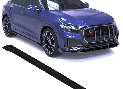 Blanksvarta Sidokjolar Audi SQ8 2019-2023