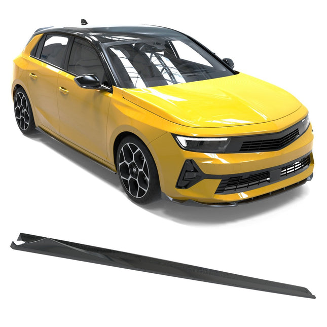 Blanksvarta Sidokjolar Opel Astra L 2021+