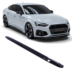 Blanksvarta Sidokjolar Audi A5 F5 Facelift 2019-2024 (S-Line / S5)