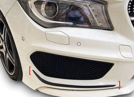 Frontsplitter i svart för Mercedes CLA C117 (före facelift)