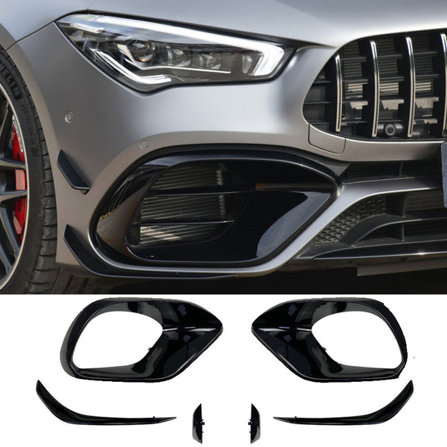 Flaps och luftintag i blanksvart för Mercedes CLA C118 45 AMG
