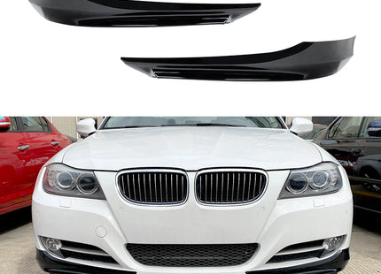 Frontsplitter i blanksvart för BMW 3-serie E90/E91 Facelift