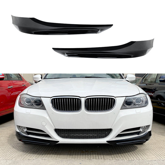 Frontsplitter i blanksvart för BMW 3-serie E90/E91 Facelift