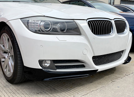 Frontsplitter i blanksvart för BMW 3-serie E90/E91 Facelift