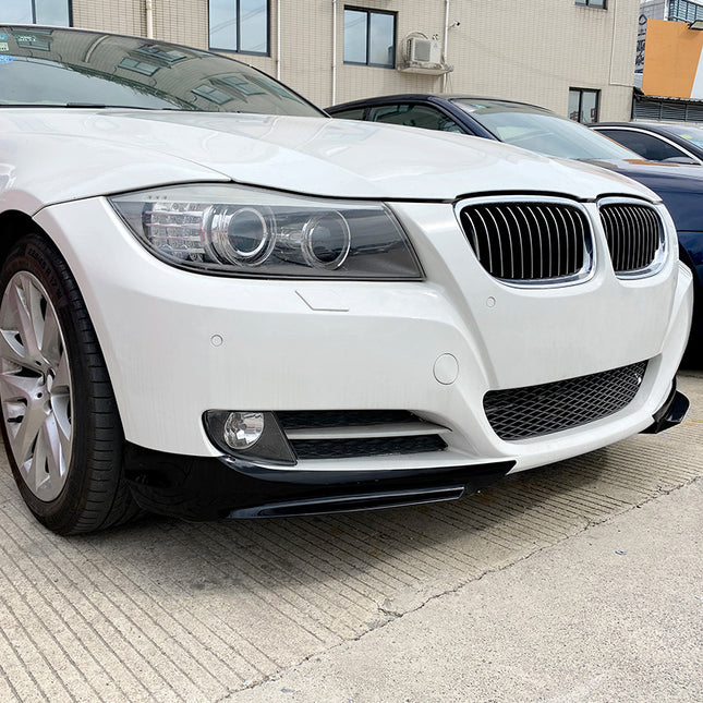 Frontsplitter i blanksvart för BMW 3-serie E90/E91 Facelift