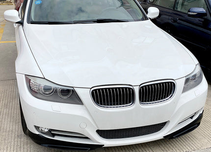 Frontsplitter i blanksvart för BMW 3-serie E90/E91 Facelift