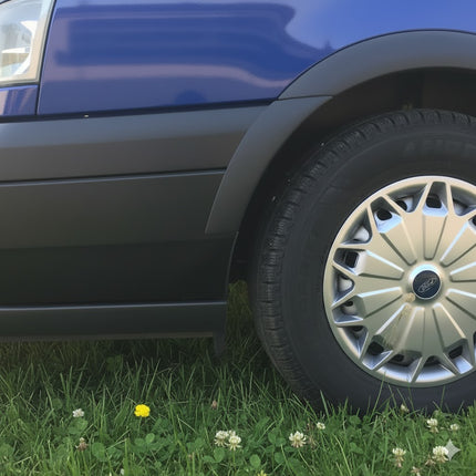 Blanksvarta Hjulbågsförlängningar Ford Transit Mk7 2007-2013 (8 delar)